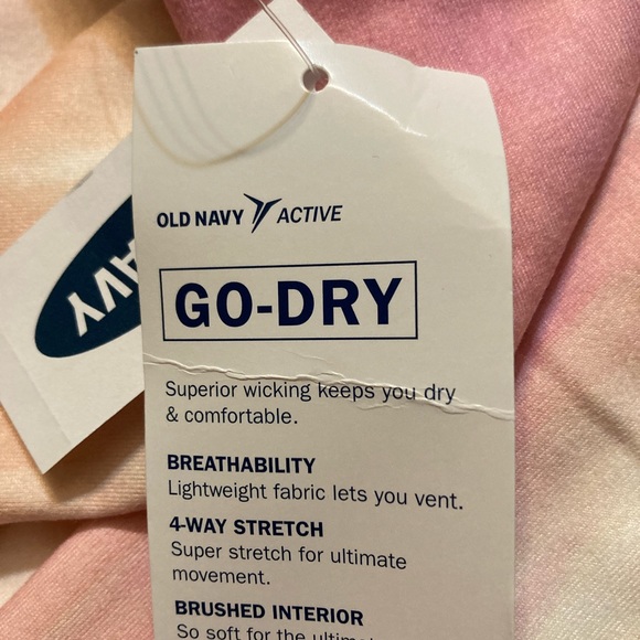 Old navy 7/8 length pink tie dye leggings - Picture 2 of 2